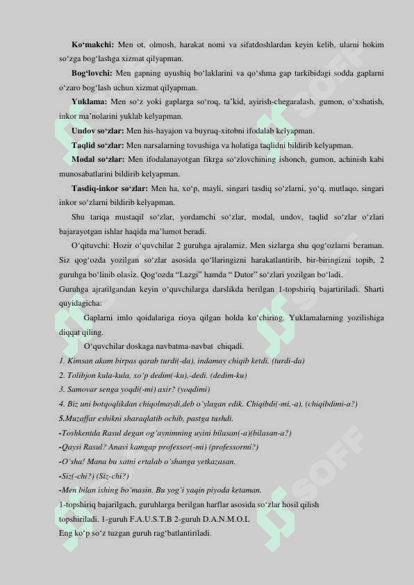 Ona tili fanidan bir soatlik dars ishlanmasi 3