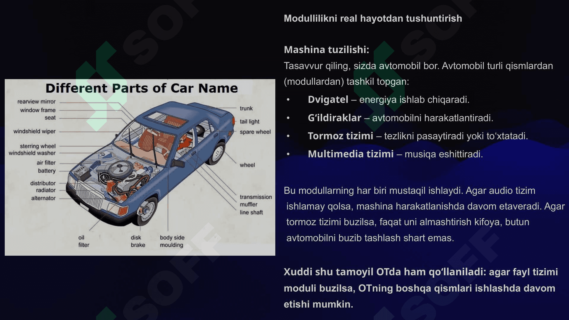 Operatsion tizimlar qurilishining asosiy tamoyillari 6