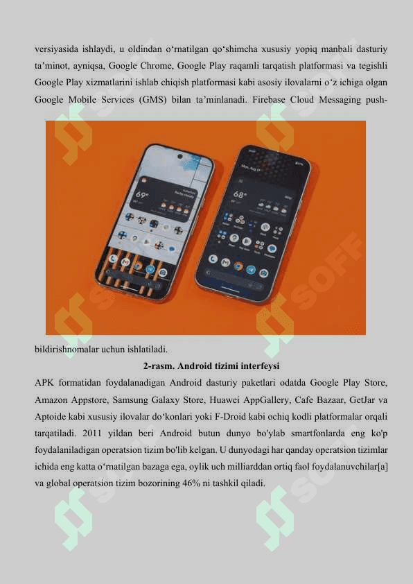 Mobil operatsion tizimlarning dasturiy ta'minoti 6
