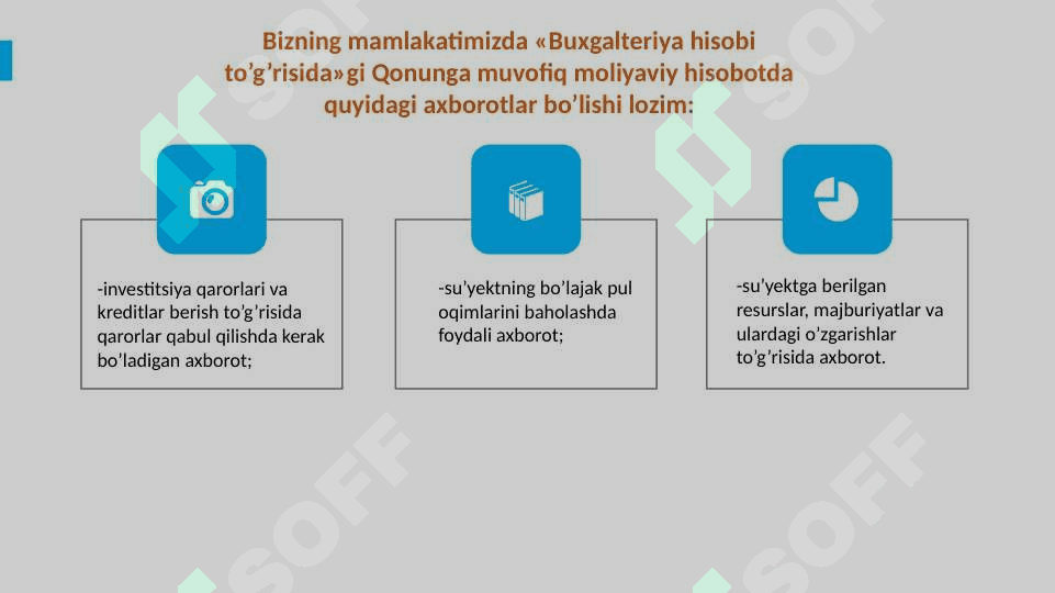 MOLIYAVIY NATIJALAR  TO‘G‘RISDAGI HISOBOT TAVSIFI VA KAMCHILIKLARI 5