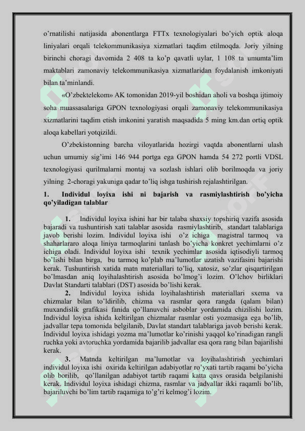 Loyiha ishi(Oliy ta'lim) 6