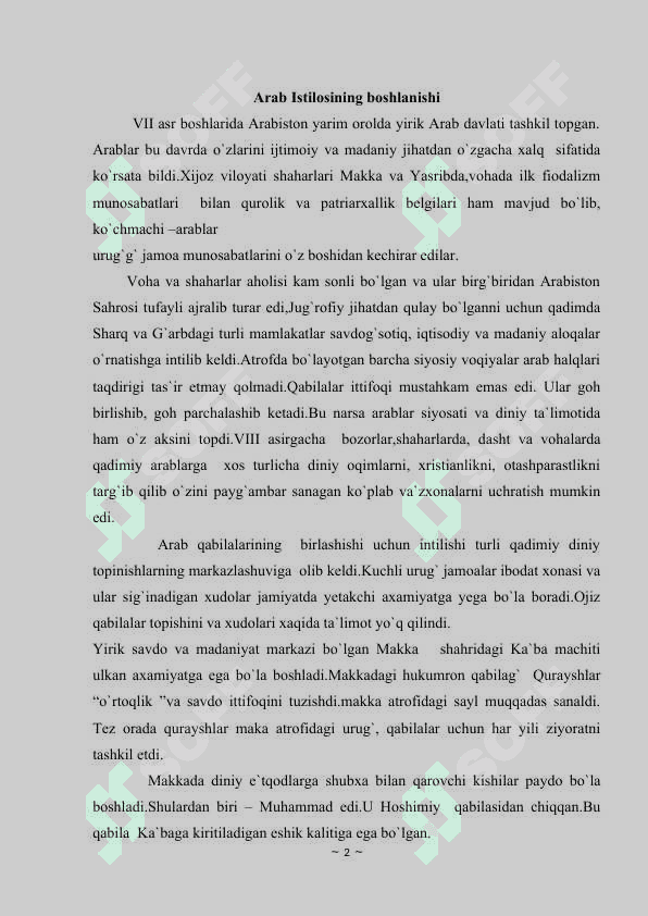 arablar istilosi 2