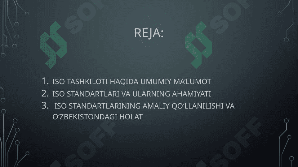 Standartlashtirish bo’yicha xalqaro tashkilot (ISO) 2
