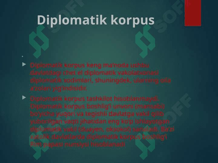 Diplomatiya va konsullik  huquqi 5