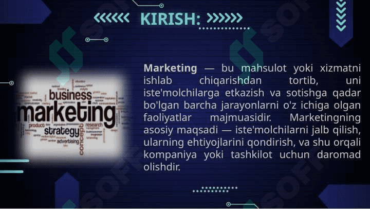 Marketing tahlili 3