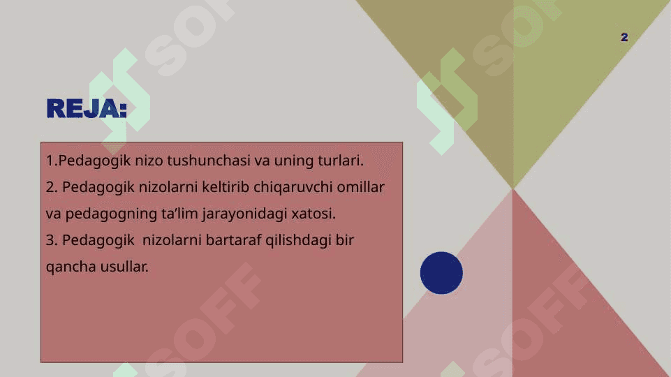 Pedagogik nizolarni bartaraf etishda adolat mezoni 2