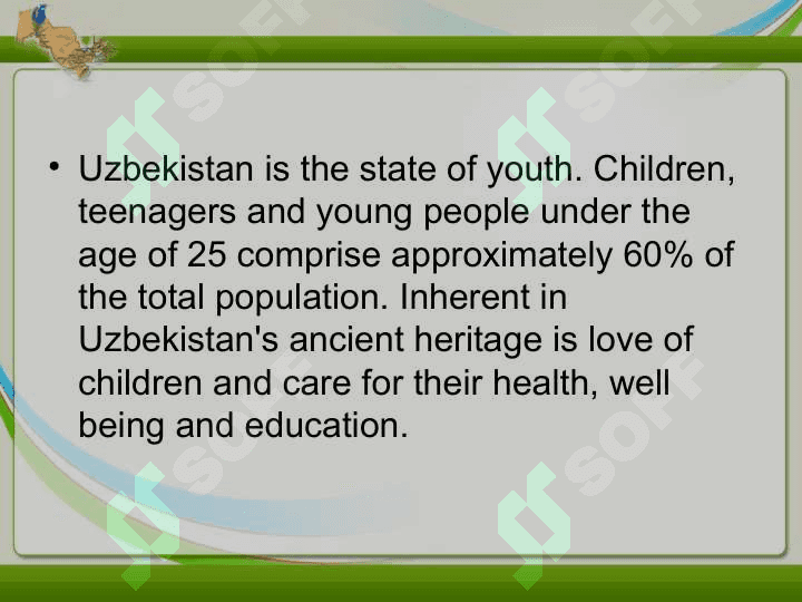 The education development in Uzbekistan 2