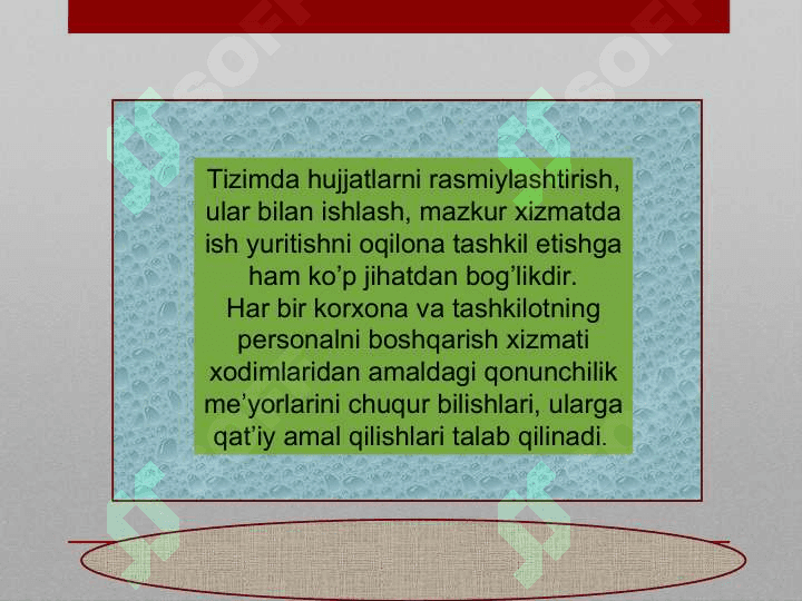 Kadrni boshqarish xizmatida ish yuritishning mohiyati. 2