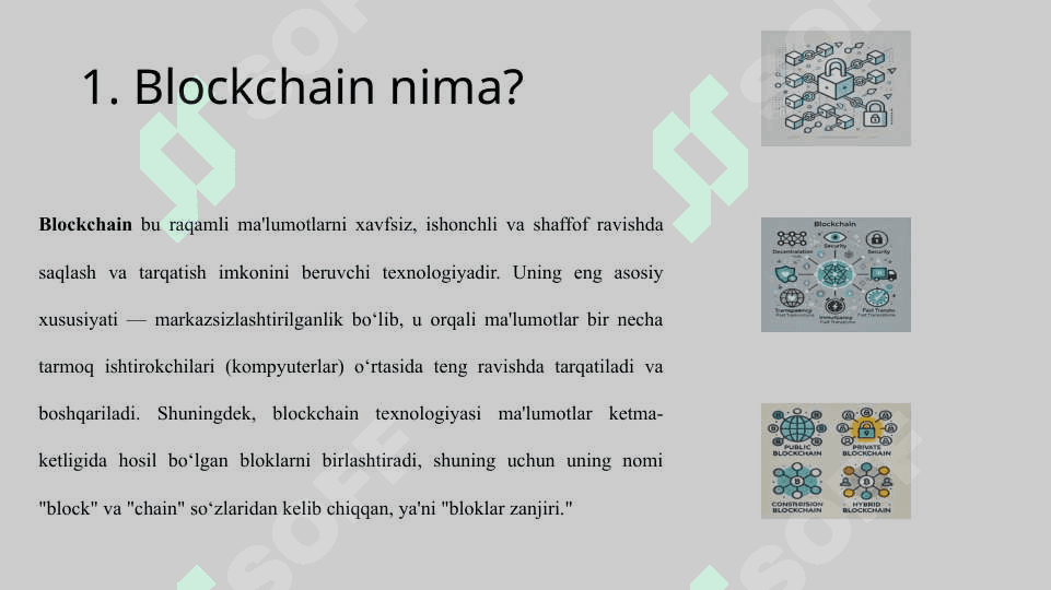 Blockchain va kriptovalyutalar 2