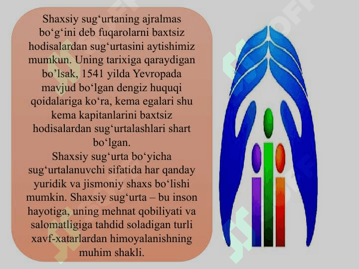 Shaxsiy sug’urtaning mazmuni va turlari 3