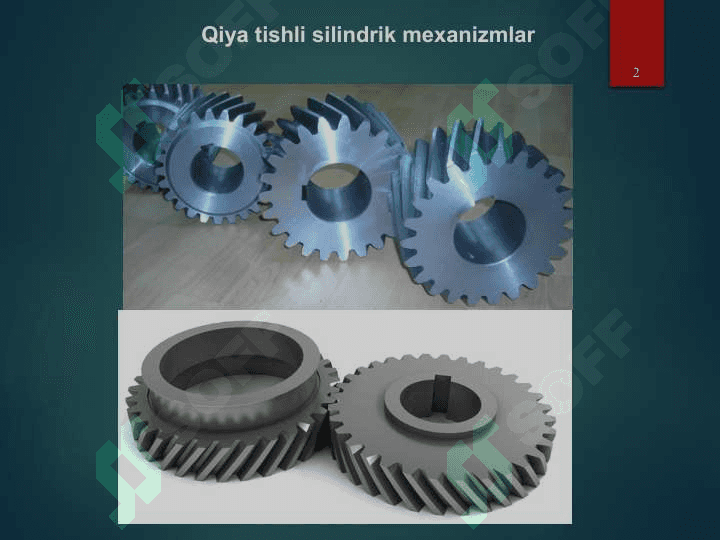 Turli tishli mexanizmlar. Tishli g’ldiraklarni ishlab chiqish usullari 2