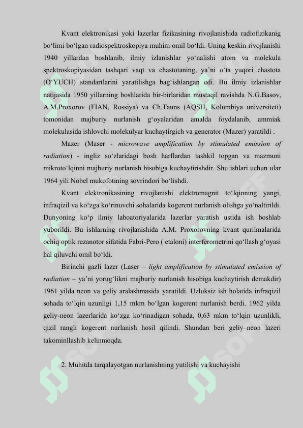 LAZERLAR HAQIDA TUSHUNCHA 4