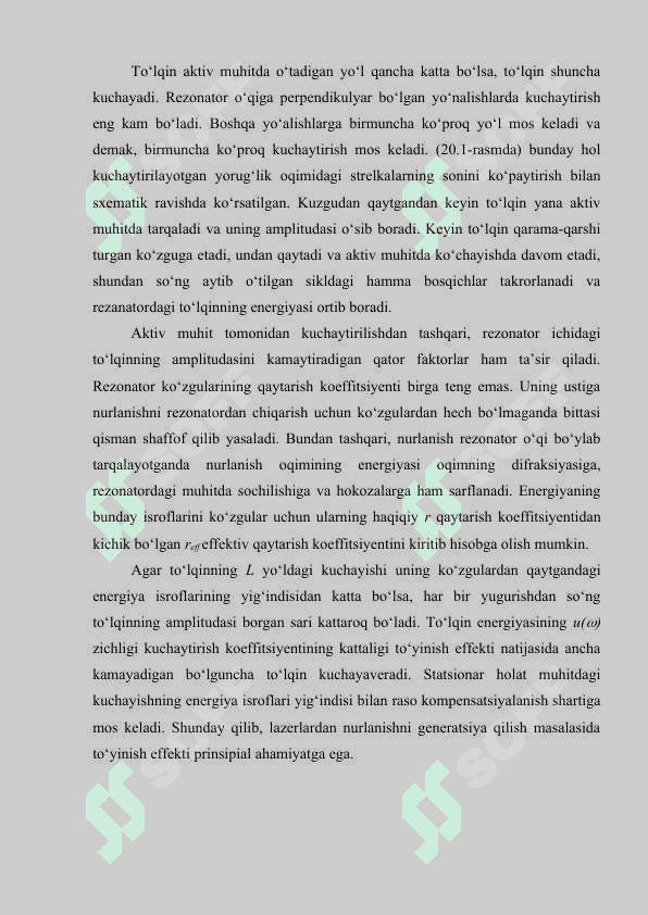 LAZERLAR HAQIDA TUSHUNCHA 8