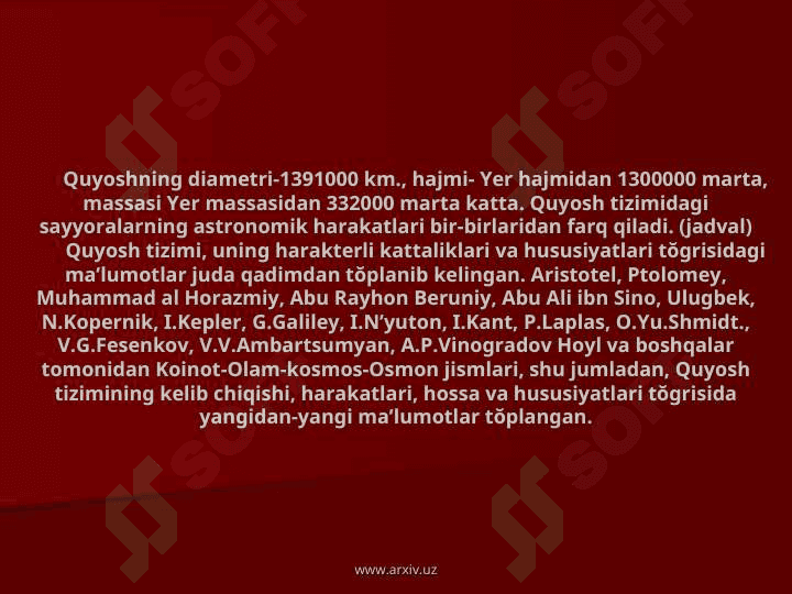 Koinotning tuzilishi va evolyutsiyasi (2) 3