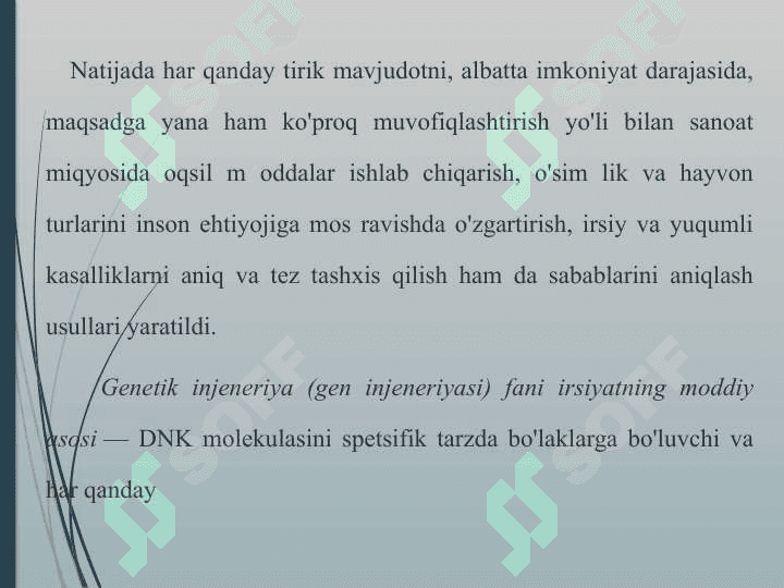Genlar oilasi va gen injeneriyasi 4
