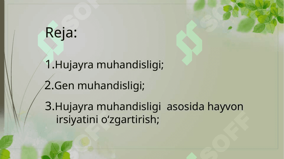Hayvonlar hujayrasi muhandisligi 2