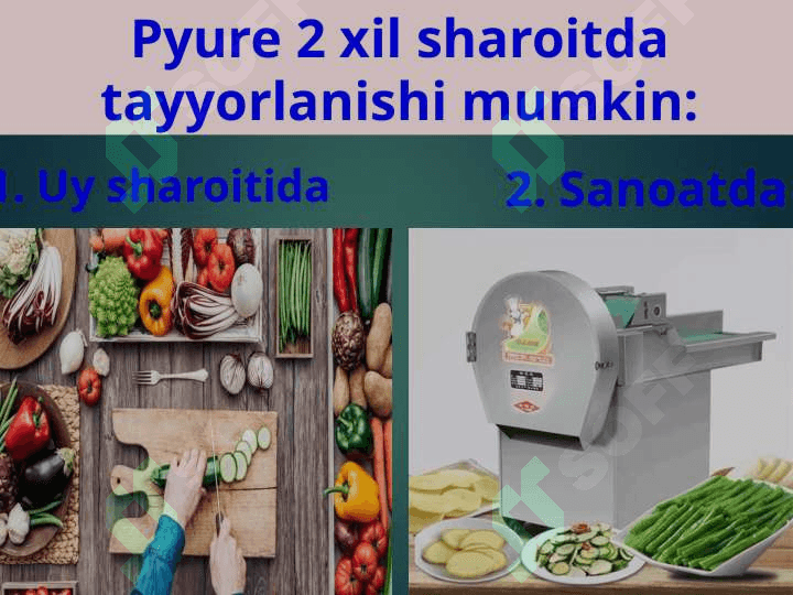Meva va sabzavotlardan pyure ishlab chiqarish biotexnologiyasi 8