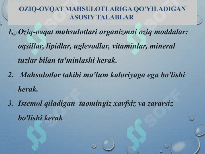 QIYMATNI OSHIRUVCHI MODDALAR KLASSIFIKATSIYASI, TUZILISHI VA XUSUSIYATI 2