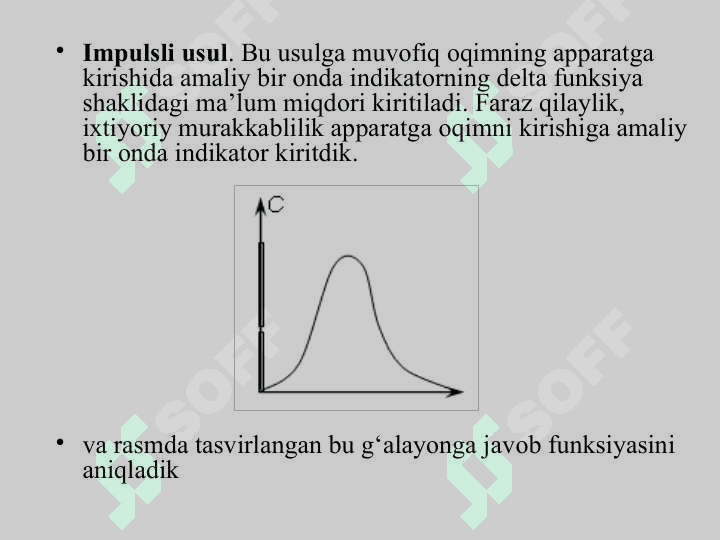 Apparatdagi oqimlar strukturasining matematik tavsifi 5