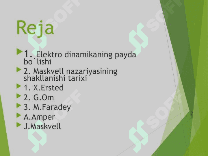 Elektro magnitizm yuzaga kelishi 2