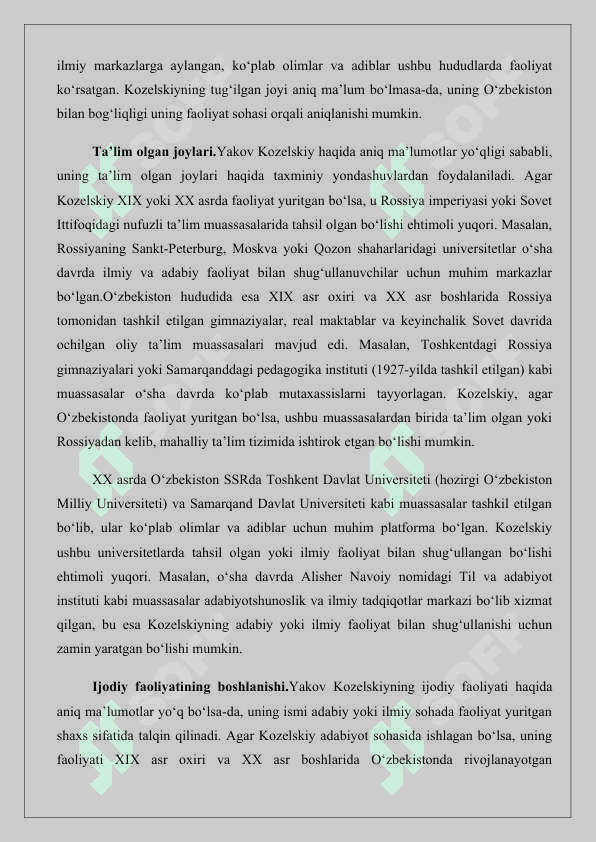 Yakov Kozelskiy 25 6