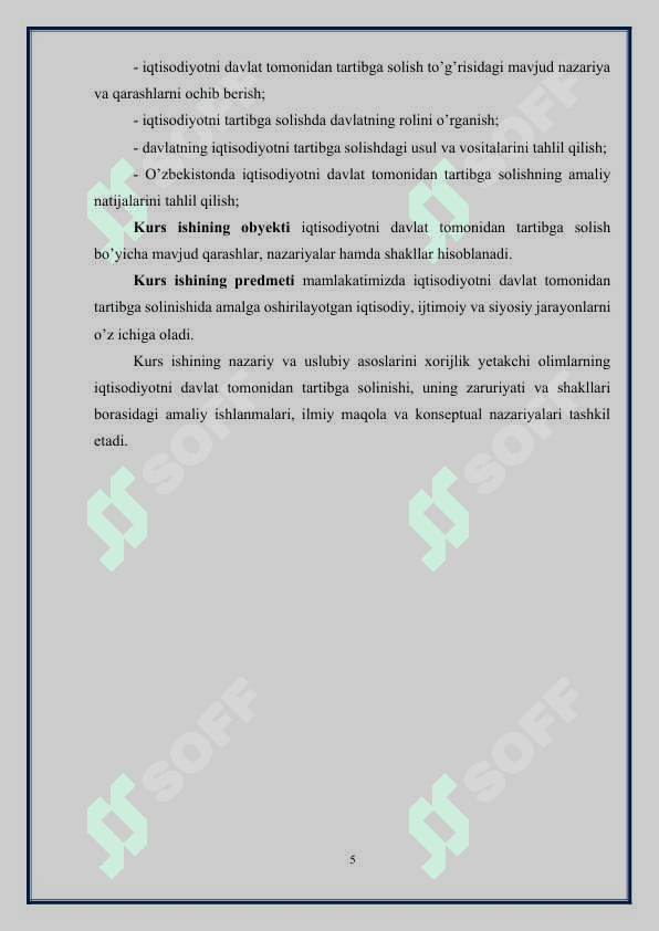 Bozor muvozanati va muvozanat narx narxlar 5