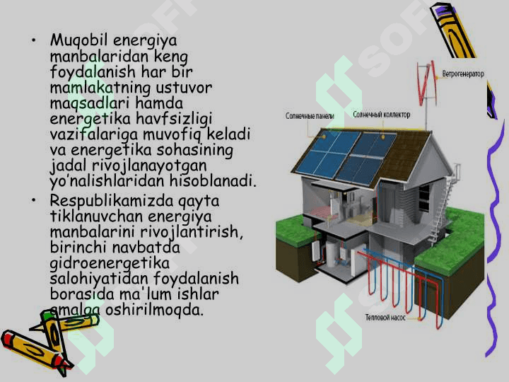 Energiya turlari va manbalari 2