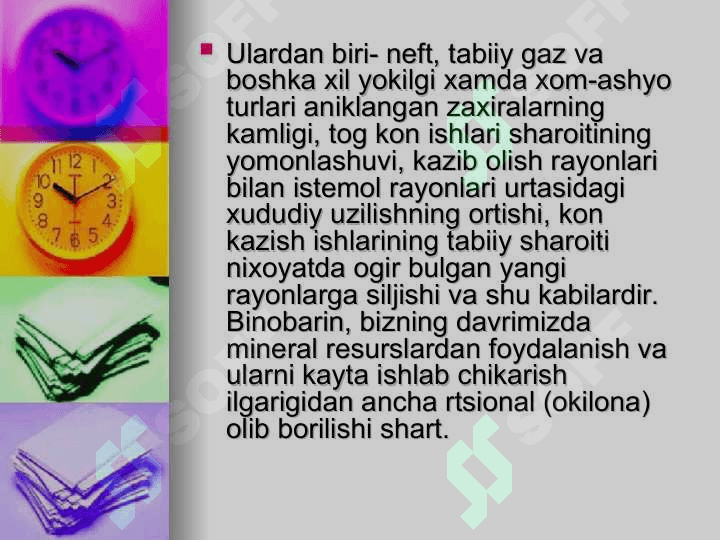ENERGIYA VA XOM-ASHYO MUAMMOLARI YANGICHA YONDASHUV 3