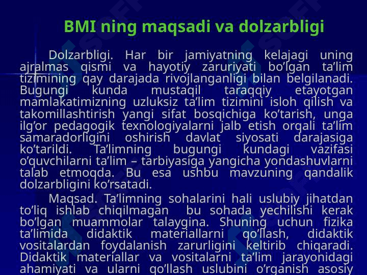 Kinematika asoslari” 3