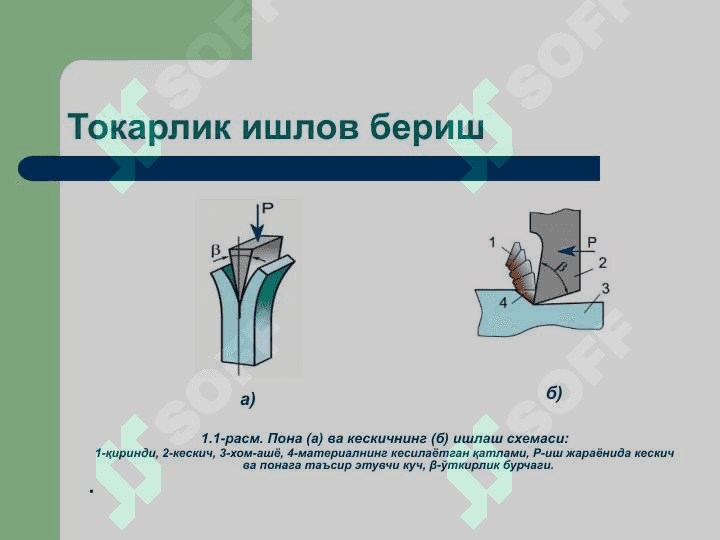 Токарлик ишлов бериш 3