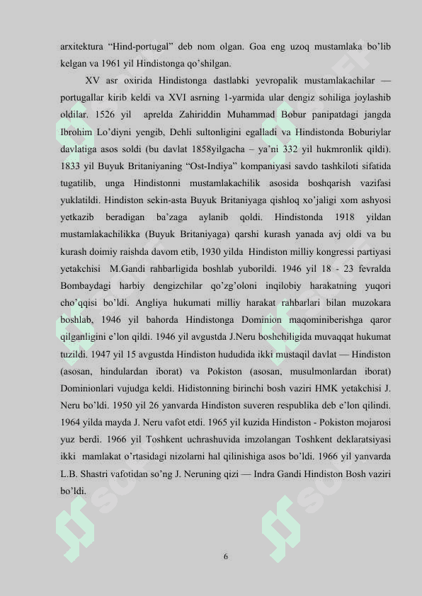 Hindiston iqtisodiy geografiyasi 6