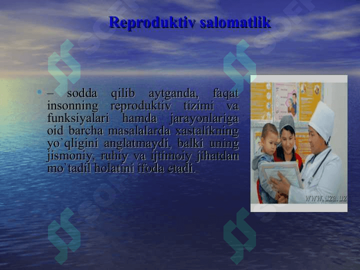 Reproduktiv salomatlik 3