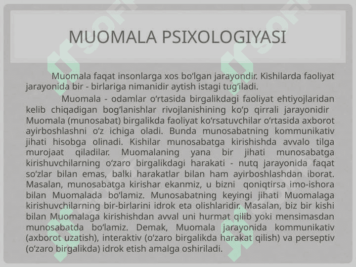 MUomala psixologiyasi (2) 2