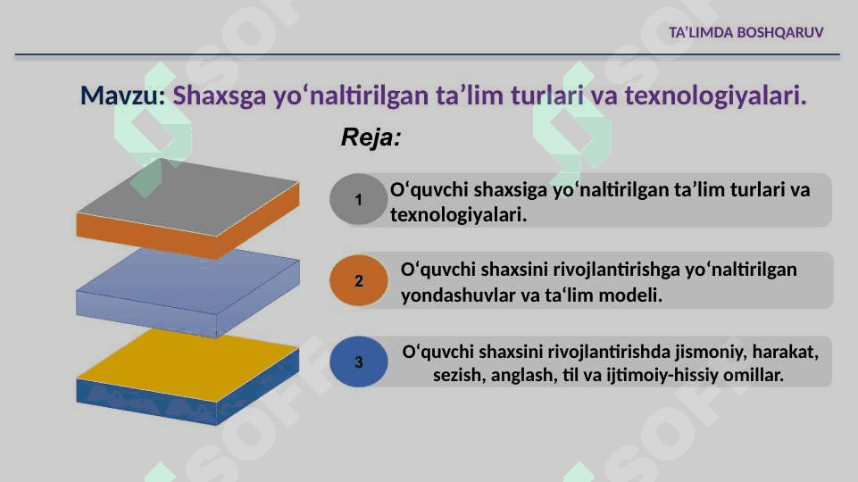 Zamonaviy ta’lim paradigmalari moduli 2
