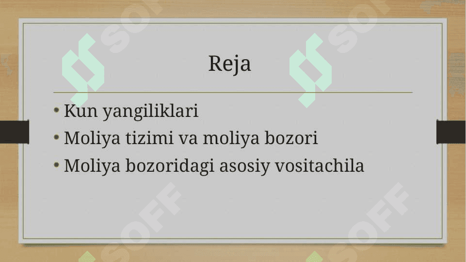 Moliya bozorlarining iqtisodiyоtdagi o’rni va vazifalari 2