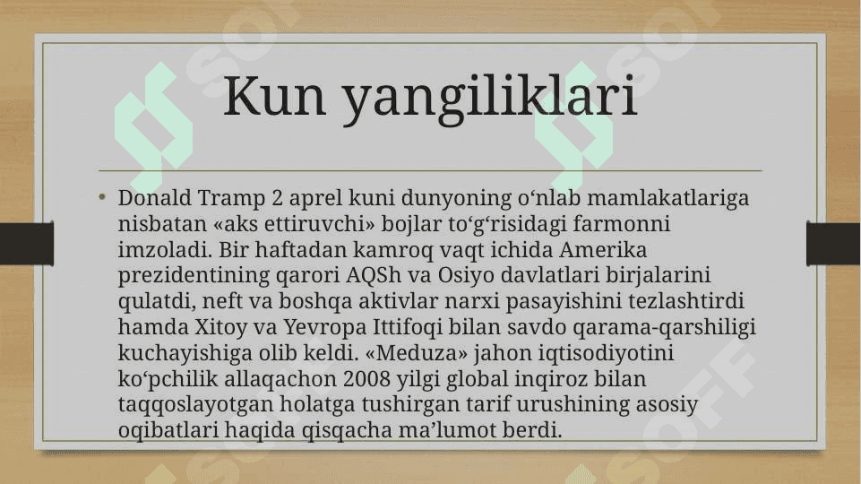 Moliya bozorlarining iqtisodiyоtdagi o’rni va vazifalari 3