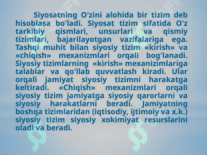 Siyosiy tizim 3