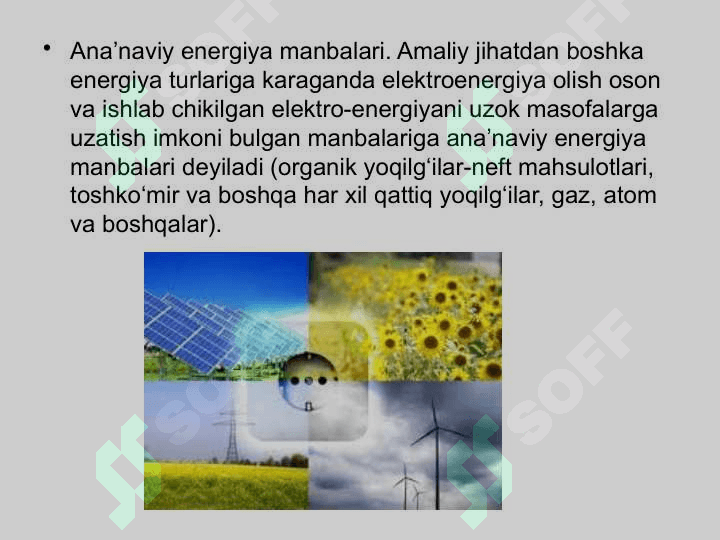 MUQOBIL ENERGIYA MANBALARI VA ULARNING TURLARI 4