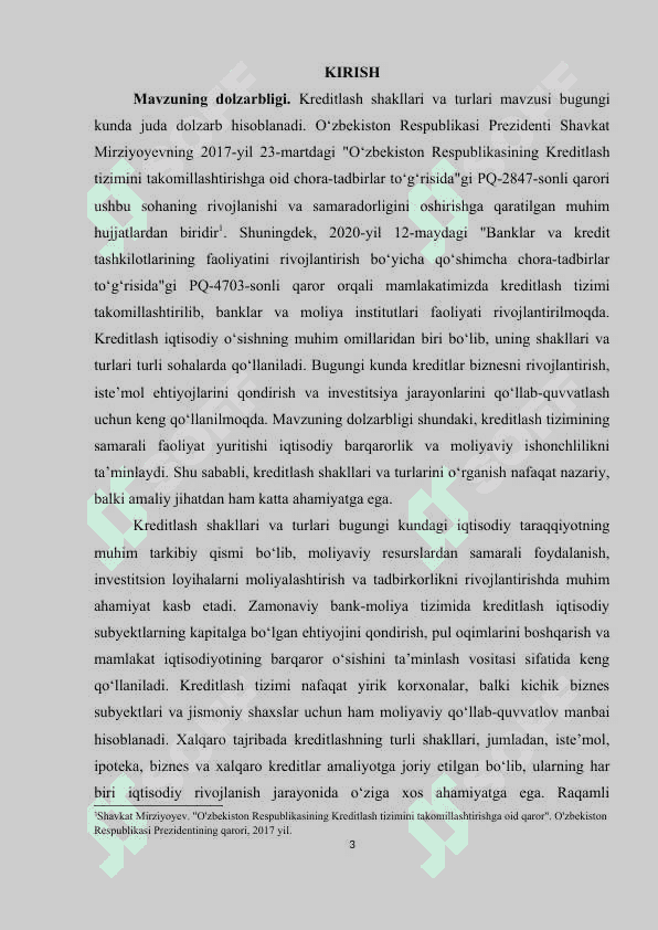 KREDITNING ZARURLIGI,  FUNKSIYALARI, TURLARI VA SHAKLLARI 2