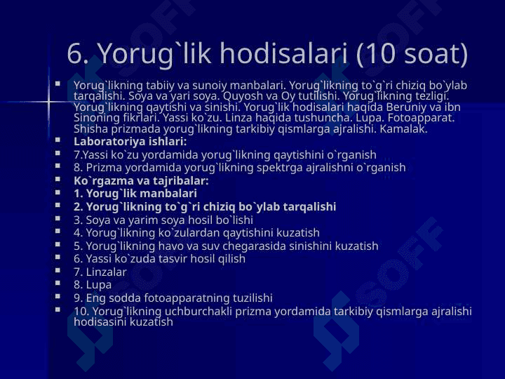 “Yorug’lik  hodisalari”  bobini  o’qitishda  interfaol  usullari 7