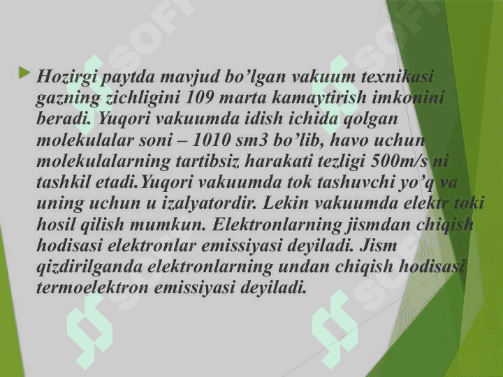 Vakuumda elektr toki va termoelektron emissiya hodisasi 4