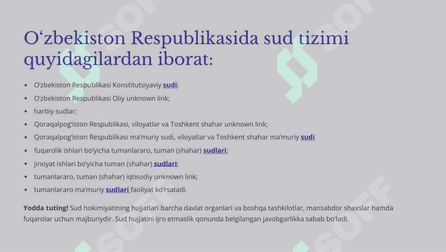 O'zbekiston Respublikasining Sud hokimiyati 3