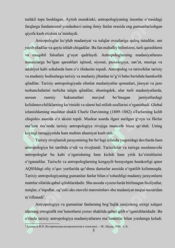 Tarixiy antropologiya fani va ijtimoiy tarix 5