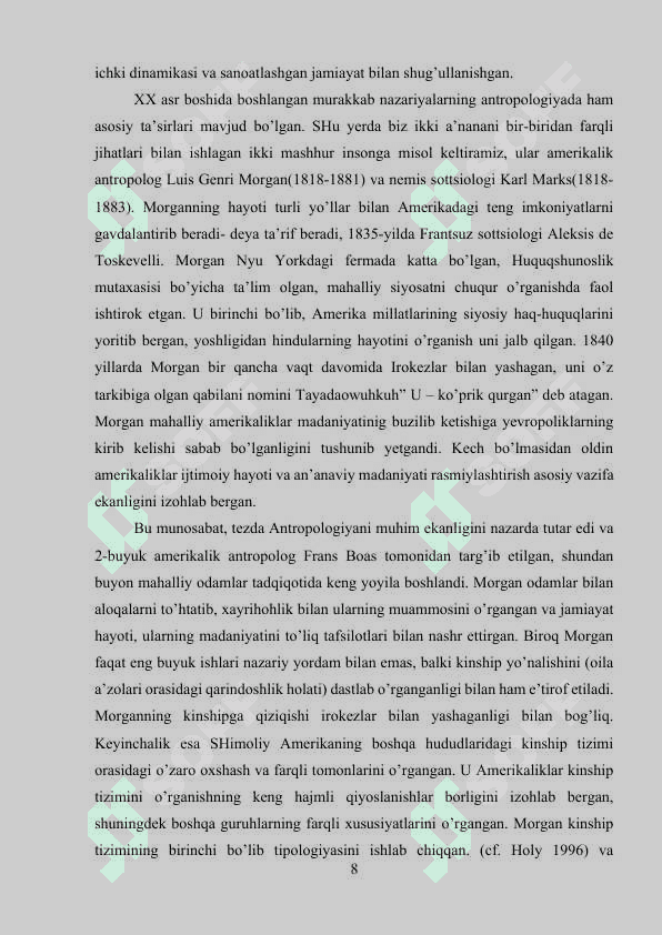 Tarixiy antropologiya fani va ijtimoiy tarix 8