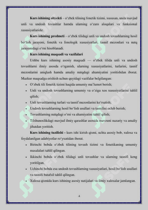 O‘zbek tilida unli va undoshlar tasnifi 4