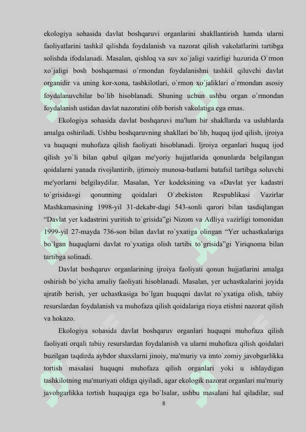 Ekologik ekspertiza turlari 8