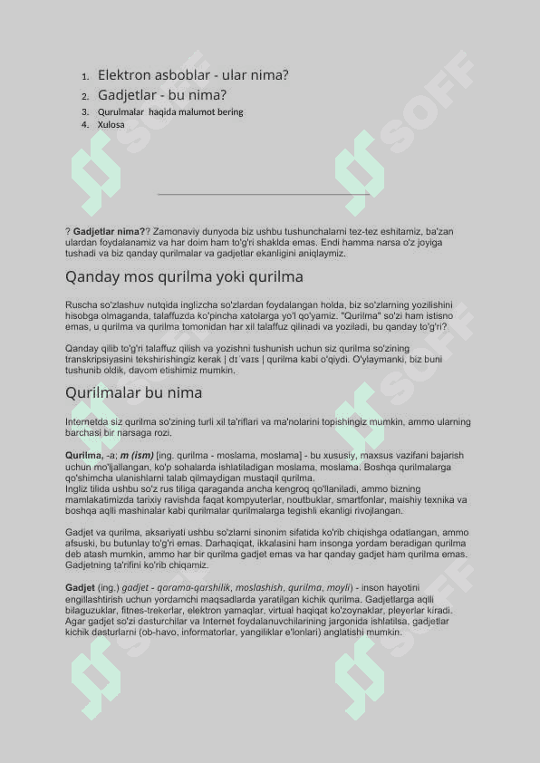 Gadjetlar: Smartfonlar, planshetlar, noutbuklar 2