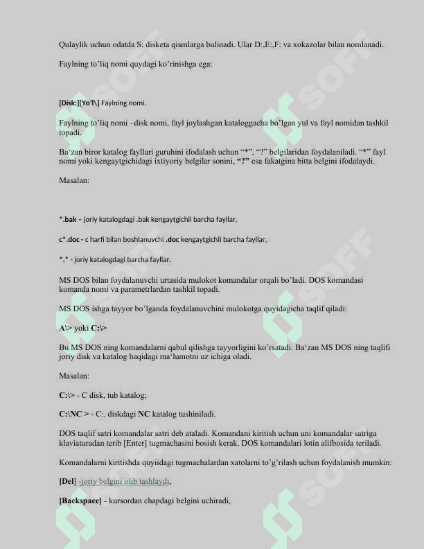 Utilit dasturlar imkoniyatlari 7
