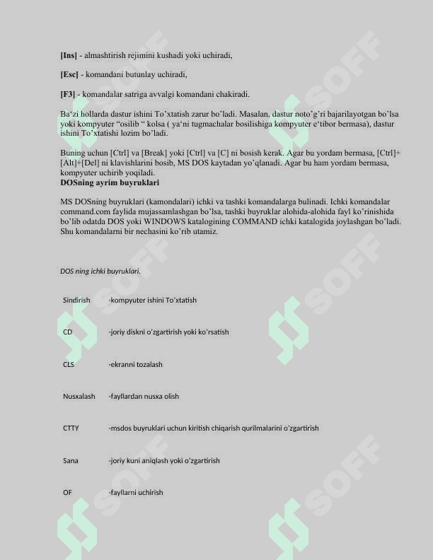 Utilit dasturlar imkoniyatlari 8