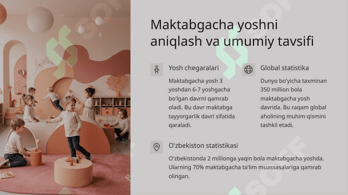Maktabgacha yosh davrida psixik rivojlanish 2